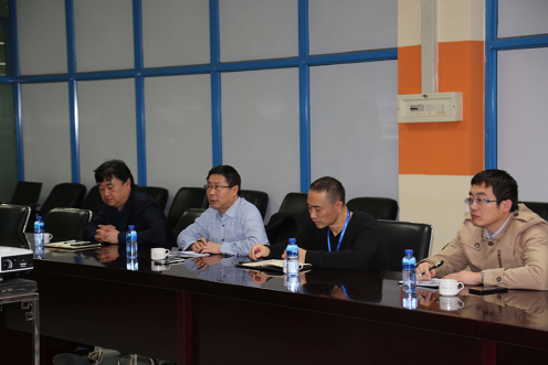 万名干手下下层烟台市国企一队到PA视讯软件公司调研座谈